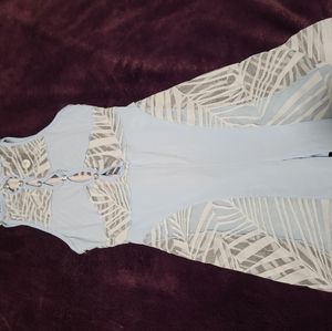 Baby Blue Women's Romper